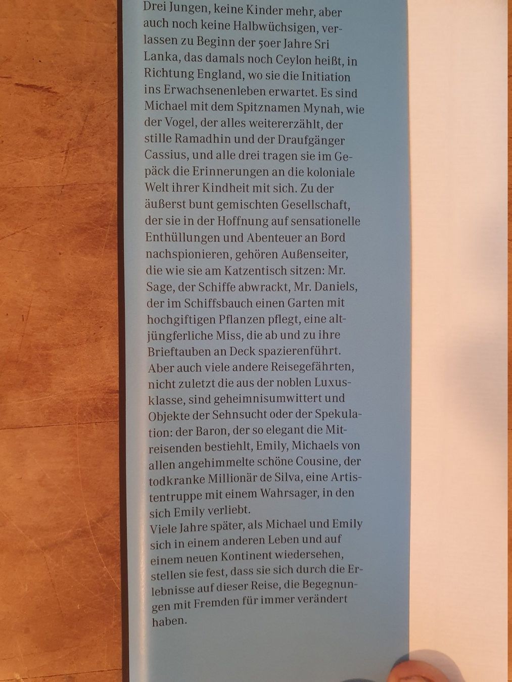 Libri: Katzentisch Michael Ondaatje Hanser – Usato da Zürich venduto da loosebone 1