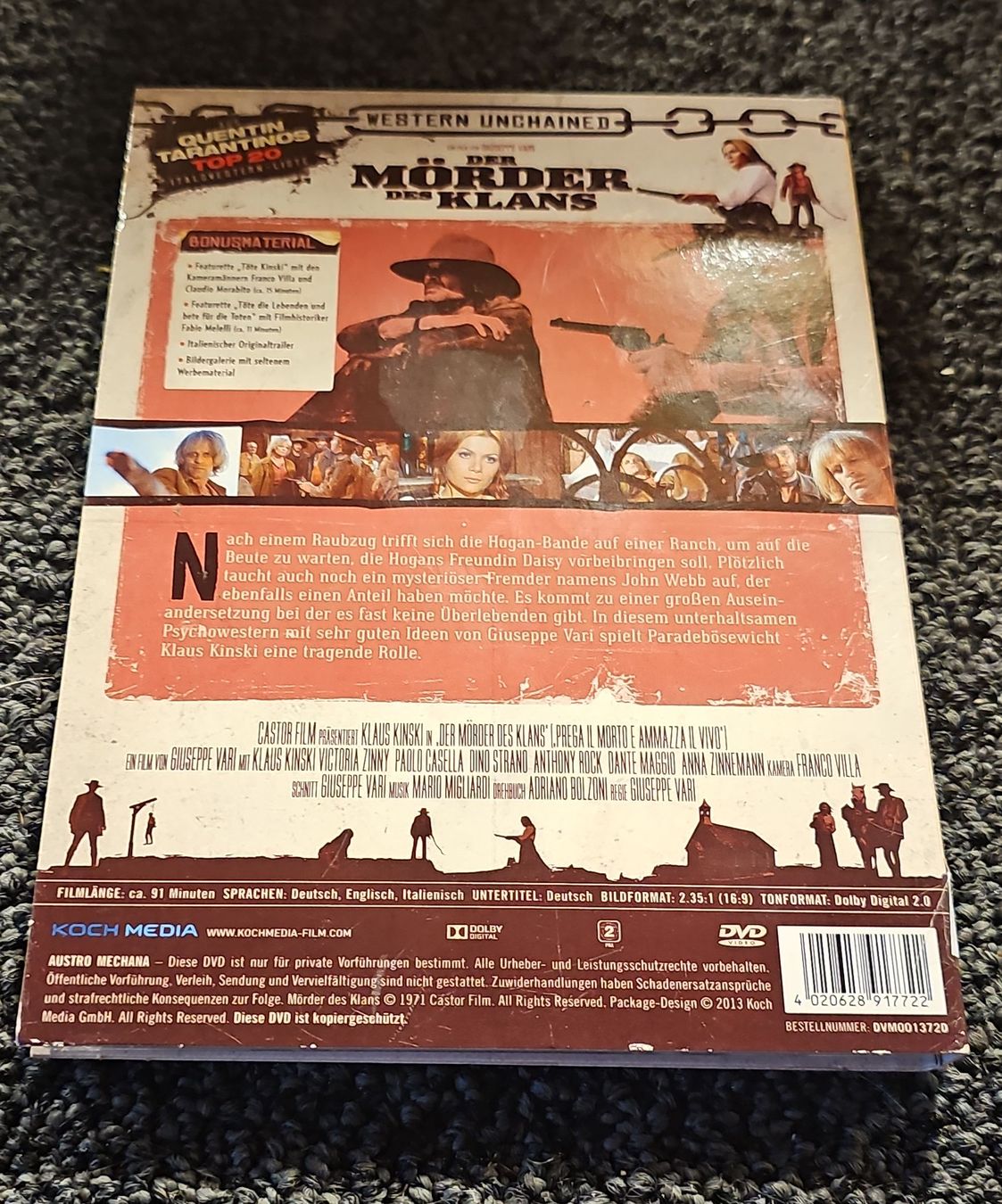 Tutti i DVDs: Der Mörder des Klans (23660) – Usato da Ruswil venduto da jan_bxl5 1