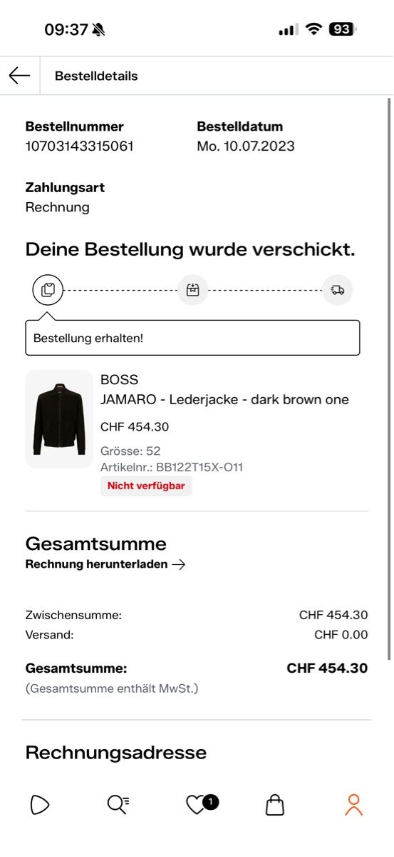 Hugo Boss Jacken: Boss Lederjacke Jamaro Dark Brown – Gebraucht aus Rickenbach LU von Aco232 4