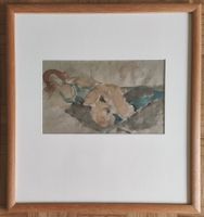 Franco Annoni «Frauen Akt» 1976, Aquarelle signiert; Bern