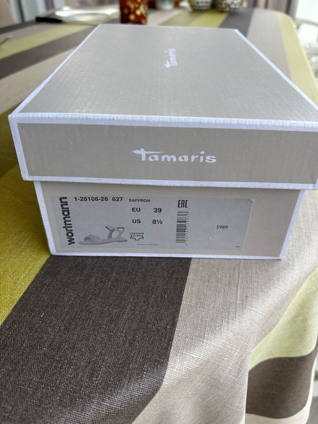 Tamaris Scarpe da donna: Sandalettes neuve Tamaris p.39. Cuir – Usato da Murten venduto da Louis1954 5