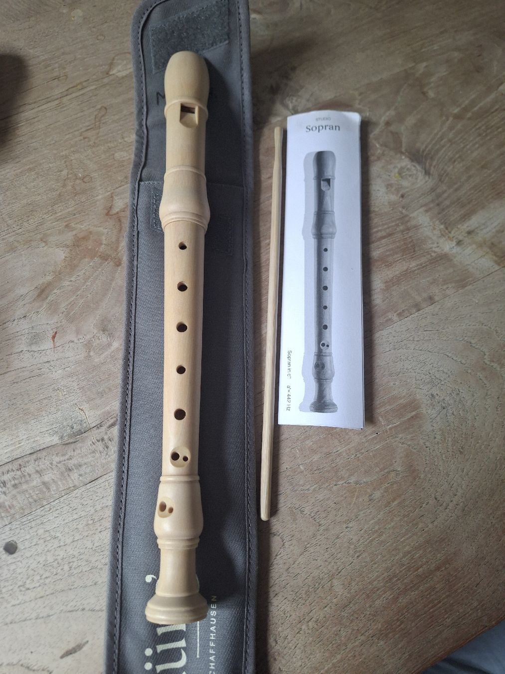 Strumenti musicali: Blockflöte beige, Küng Studio Sopran – Usato da Birsfelden venduto da kalanorek 3