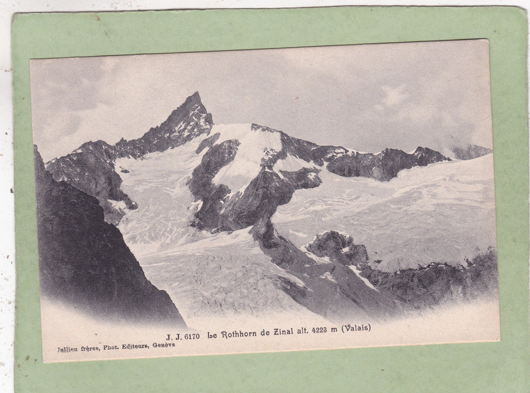 Cartoline postali: Le Rothorn de Zinal – Usato da Herisau venduto da Lisegrat2008
