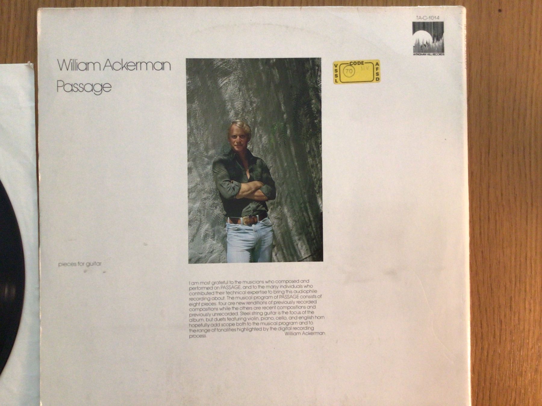 Schallplatten: WILLIAM ACKERMAN, Passage, LP 1981 – Gebraucht aus Steinach von Quarkie 3