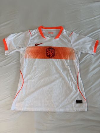 Fussballtrikot Niederlande Nike orange weiss Grösse M 