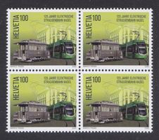 2020  Viererblock Strassenbahn  Basel  **  Postfrisch **
