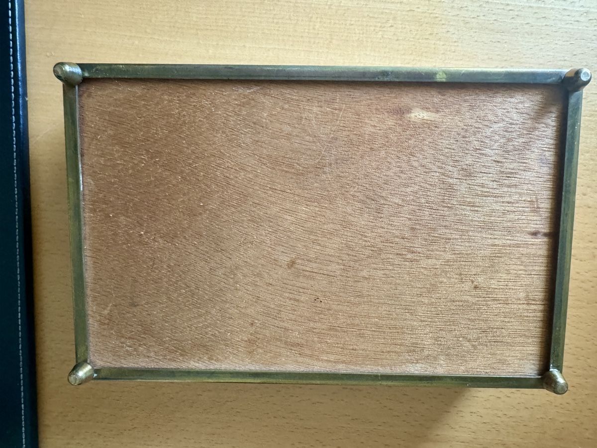 Barattoli: Messing Schmuckschatulle Antik Vintage Box – Usato da Zürich venduto da pilatus777 3