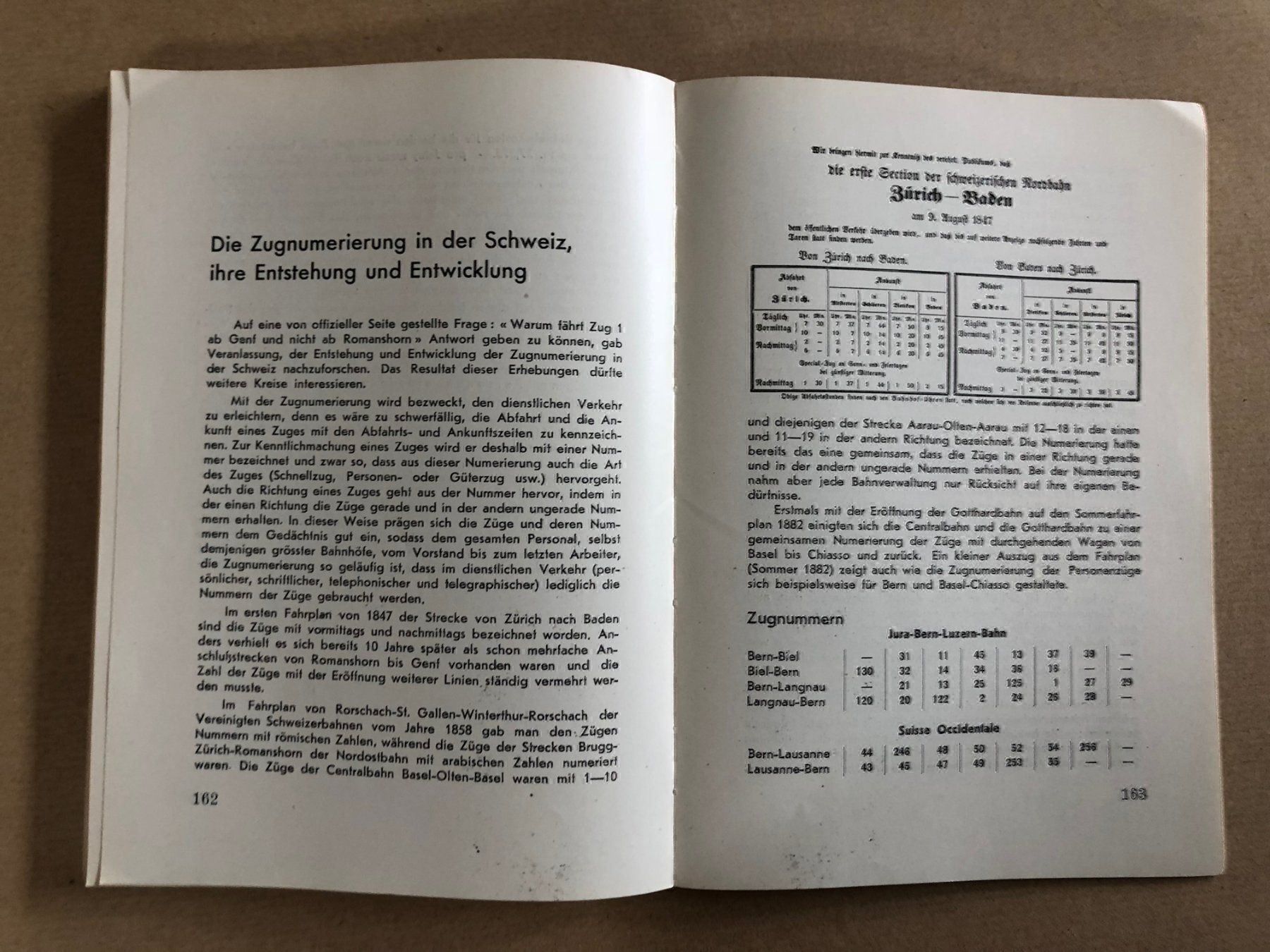 Libri: E. Mathys:  Beiträge zur schweizerischen Eisenbahngeschichte – Usato da Zürich venduto da allp 8