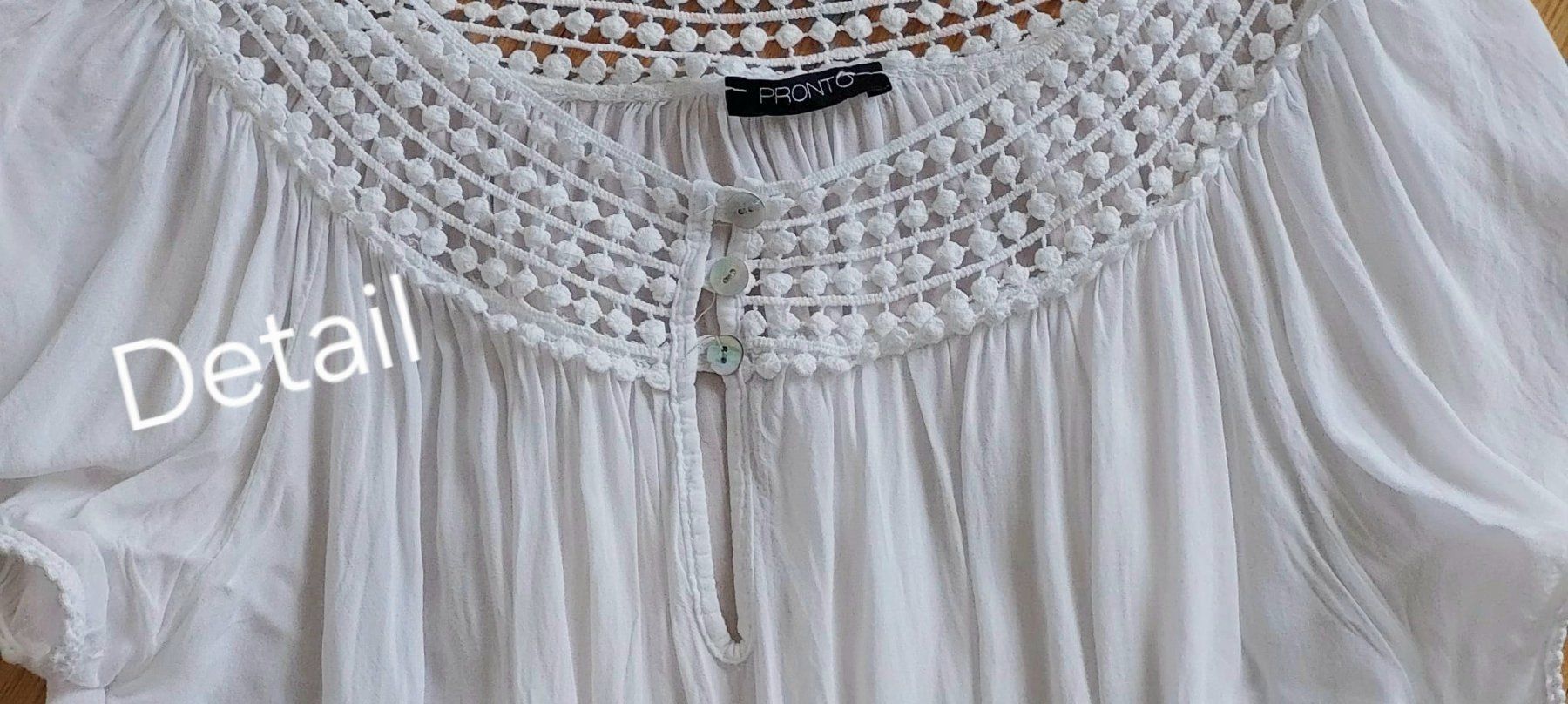 Blusen: Sommerbluse Gr. 36, weiss, leichte Viskose – Gebraucht aus Meggen von everydaysale 1