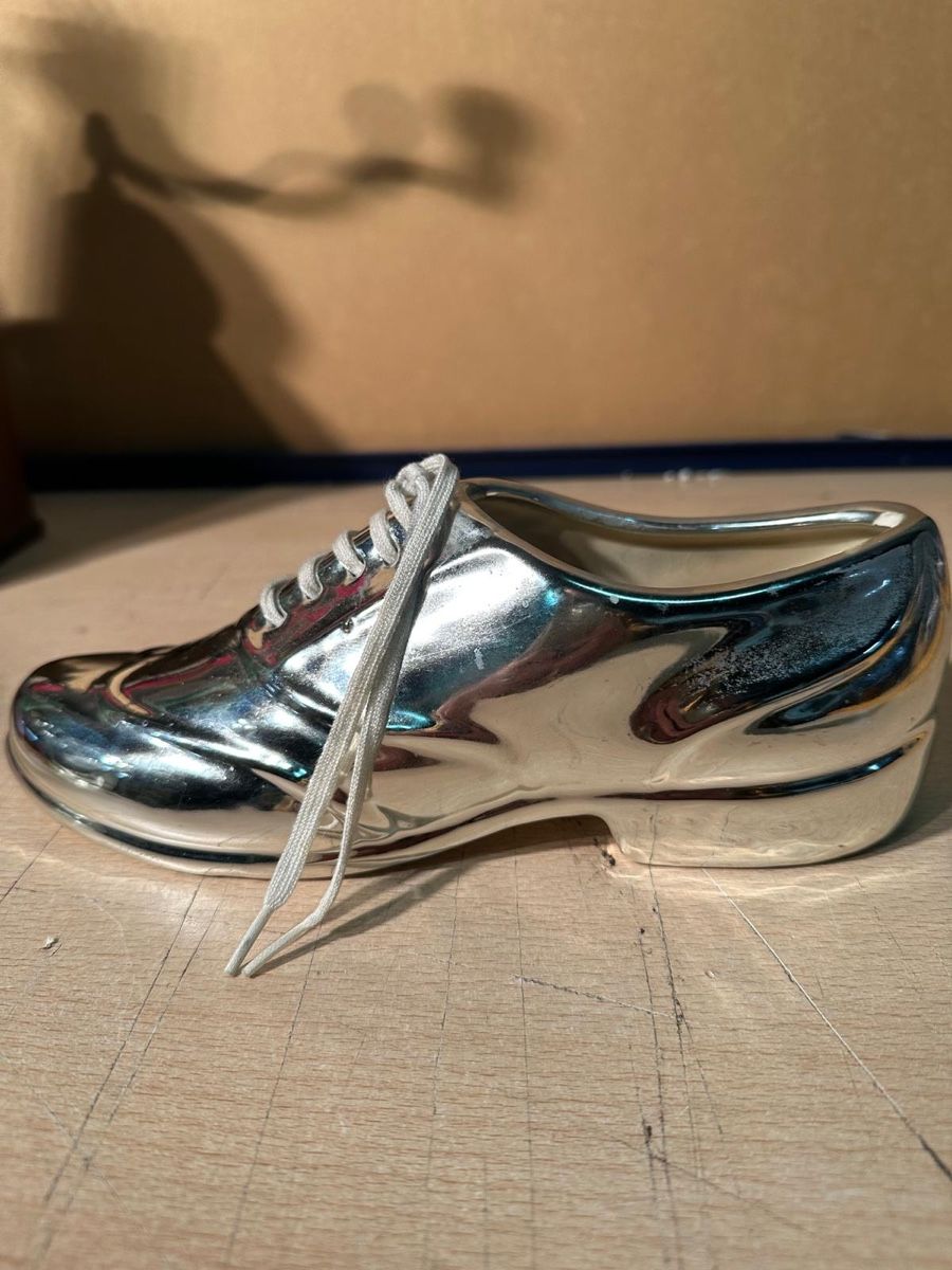 Alle Dekorationen: Silver ceramic shoe ornament - collectable and unique! – Gebraucht aus Lausanne von vas_cdb2 2