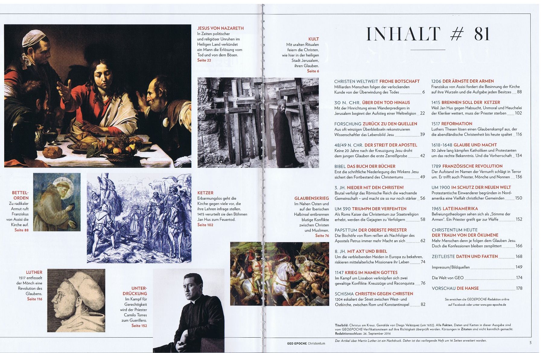 Riviste & Magazine: GEO EPOCHE Nr.81: Das Christentum – Usato da Unterengstringen venduto da Lastchance 1