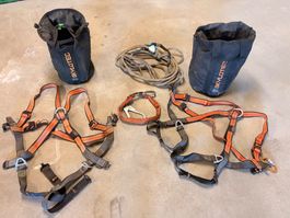 Skylotec Auffanggurte und Seile mit Taschen Set gebraucht