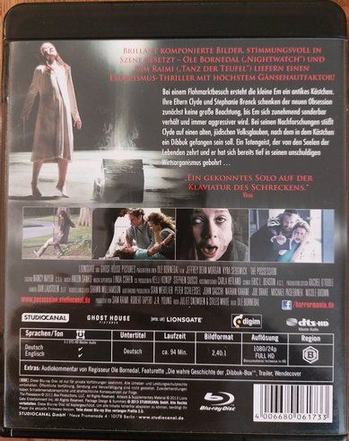 Tutti i DVDs: Possession - Das dunkle in dir    (De & Eng)          ©'2013 – Usato da St. Gallen venduto da elkapone 1