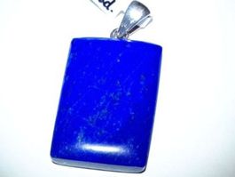 Lapis Lazuli Anhänger 925 Silber Schwenköse CH Handmade