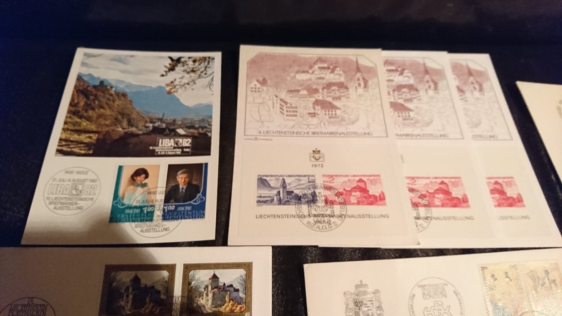 Tous les timbres: 21 Austellungsbriefe Lichtensteiner Post – D'occasion à Remetschwil par Hofiii 4