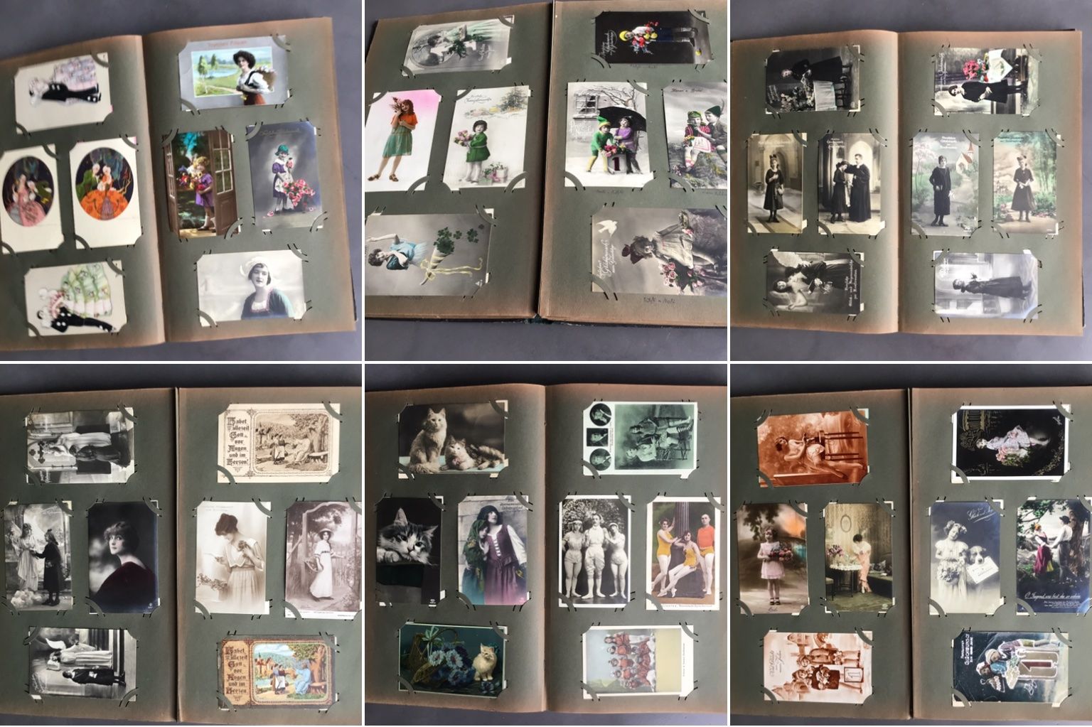 Cartoline postali: Postkarten Sammlung antik | Album – Usato da Eggersriet venduto da Wiese61 6
