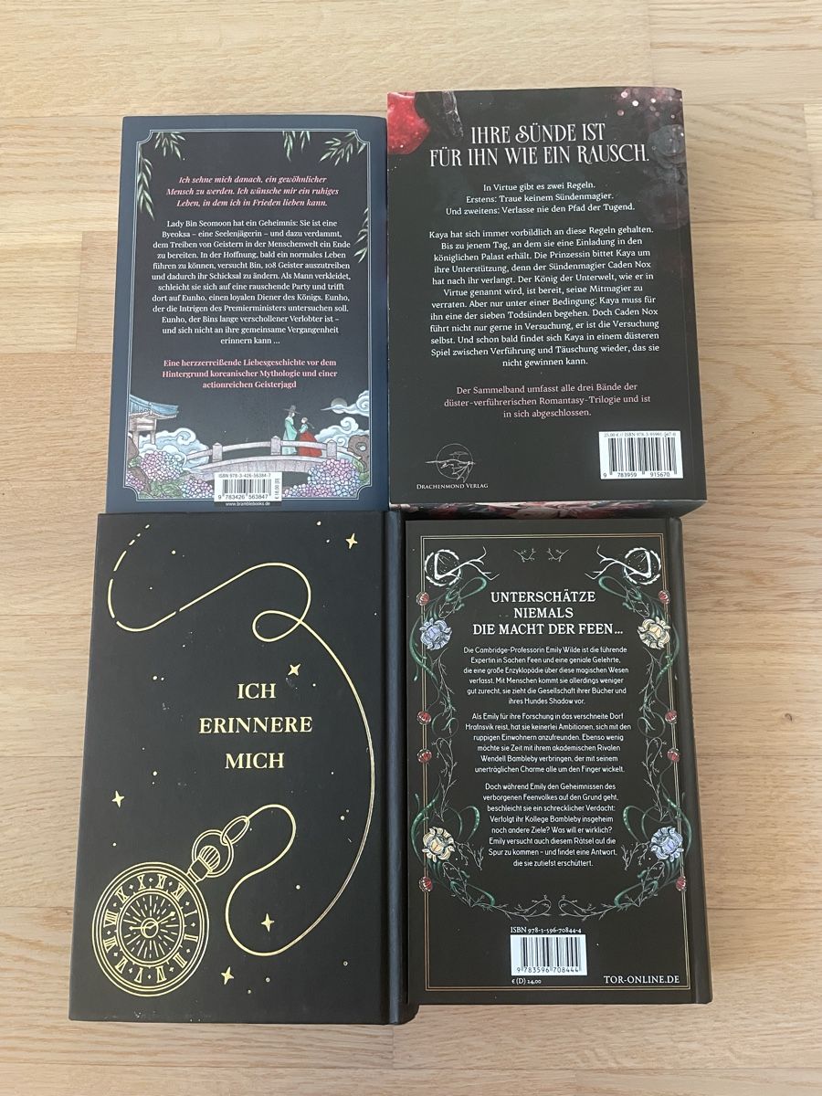 Libri: 4 Fantasy Bücher – Usato da Däniken SO venduto da Emily_19 1