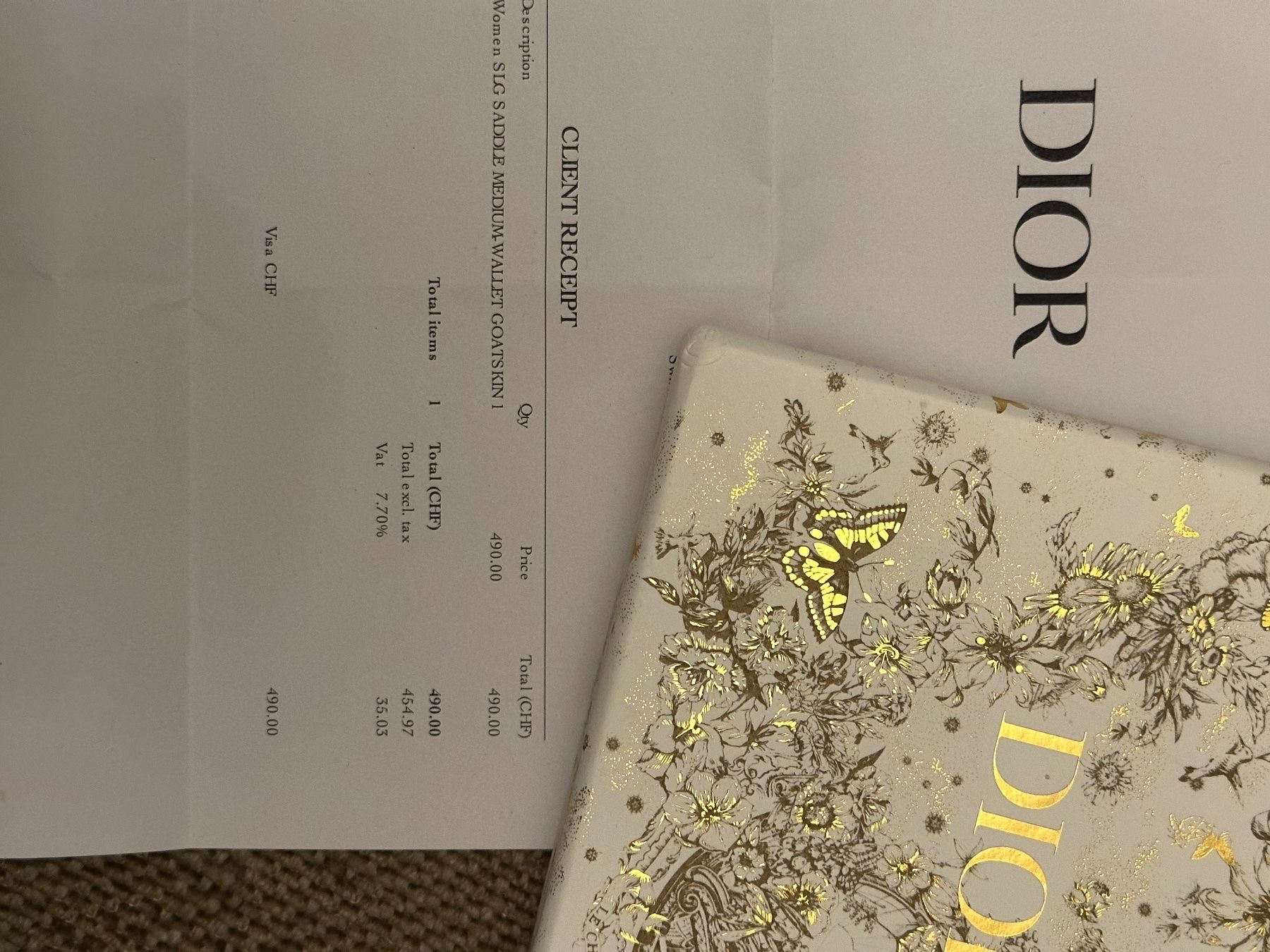 Dior Portamonete: Dior saddle wallet – Usato da Oberägeri venduto da val_9xqc 1