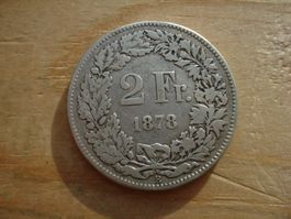 (S) 2 Franken 1878