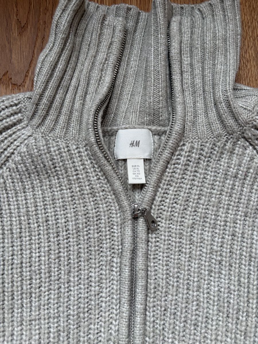H&M Pullover & Sweatshirts: Grüner Strickpullover / Pull en maille vert H&M - XL – Neu (gemäss Beschreibung) aus Thalwil von Salome89CH 1