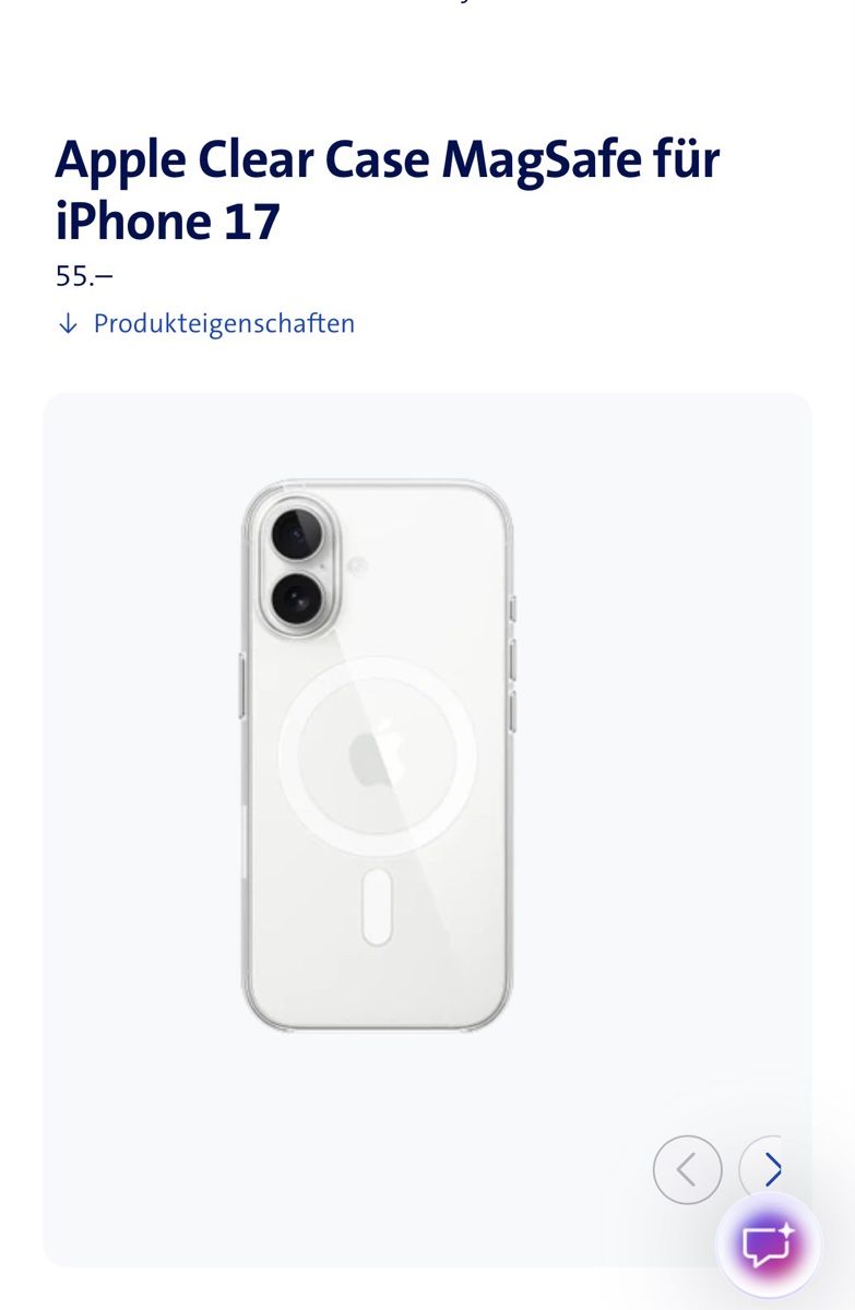 Apple Telefoni cellulari / Smartphones: Iphone 17-Clear Case - neu! NP 55.- -> Apple – Nuovo e nell'imballaggio originale da Kottwil venduto da risl 4