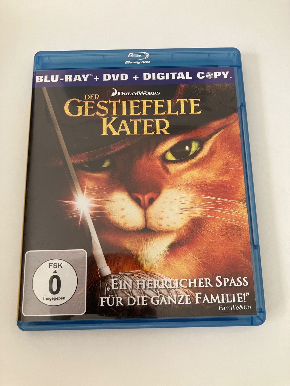 Tutti i DVDs: Der gestiefelte Kater - Blu-ray & DVD – Usato da Arbon venduto da Sugofresser