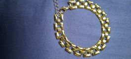 Armband goldfarben Gliederdesign guter Zustand