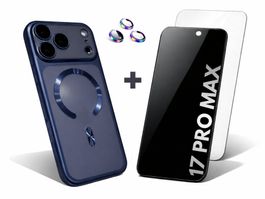 Coque luxe iPhone 17 PRO MAX + 2 glass transparent + privacy