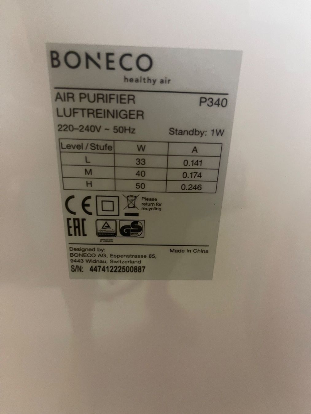Philips Purificatori d'aria: Luftreiniger P340 – Nuovo (secondo la descrizione) da Niederglatt SG venduto da ste_nts9 1
