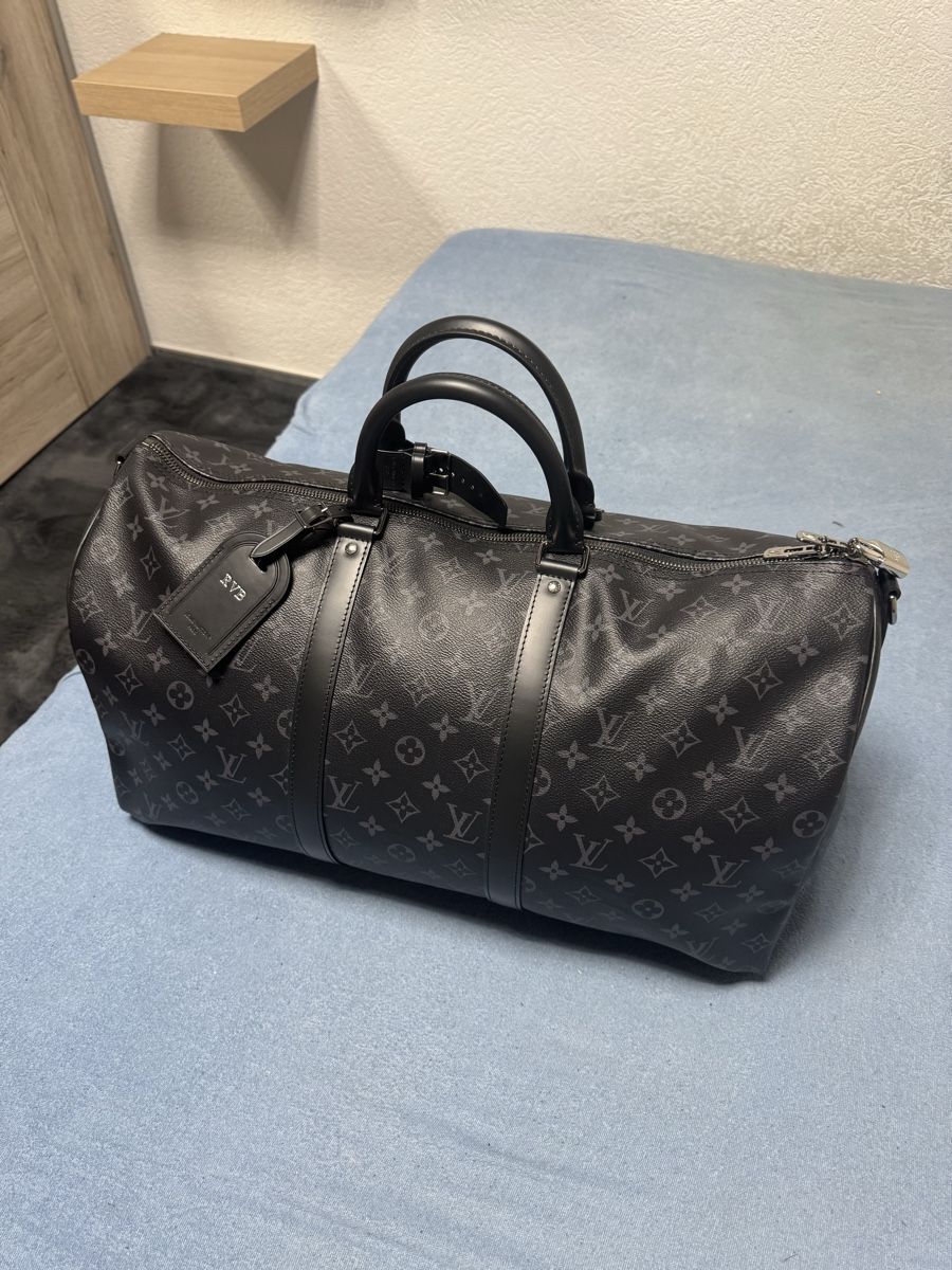 Louis Vuitton Borse: Louis Vuitton Keepall 50 Black – Nuovo (secondo la descrizione) da Spiez venduto da vvo_627h