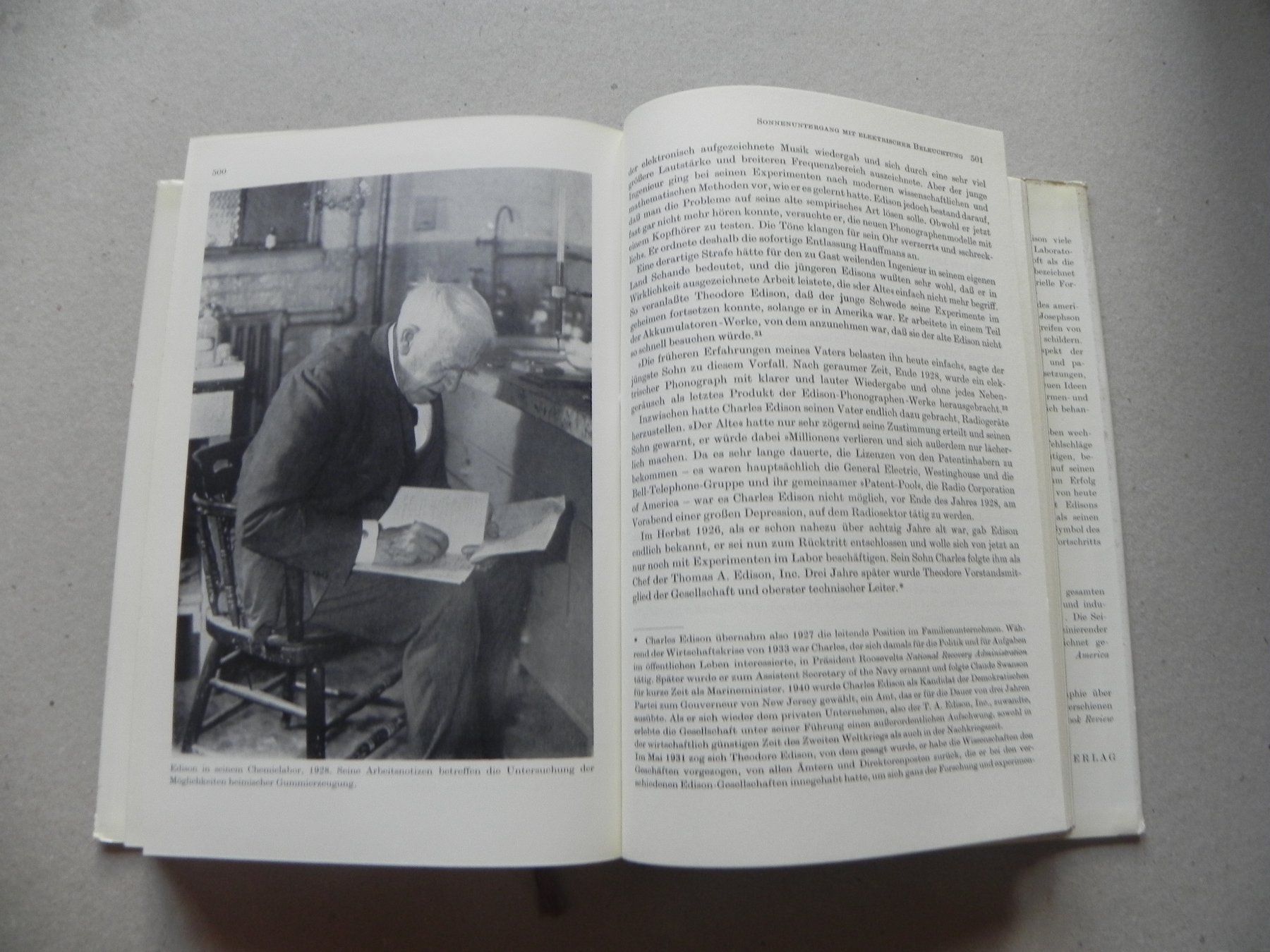 Libri: Buch Biographie Technik Erfinder Thomas A. Edison 1959 Abb. – Usato da Siebnen venduto da krimsie 8