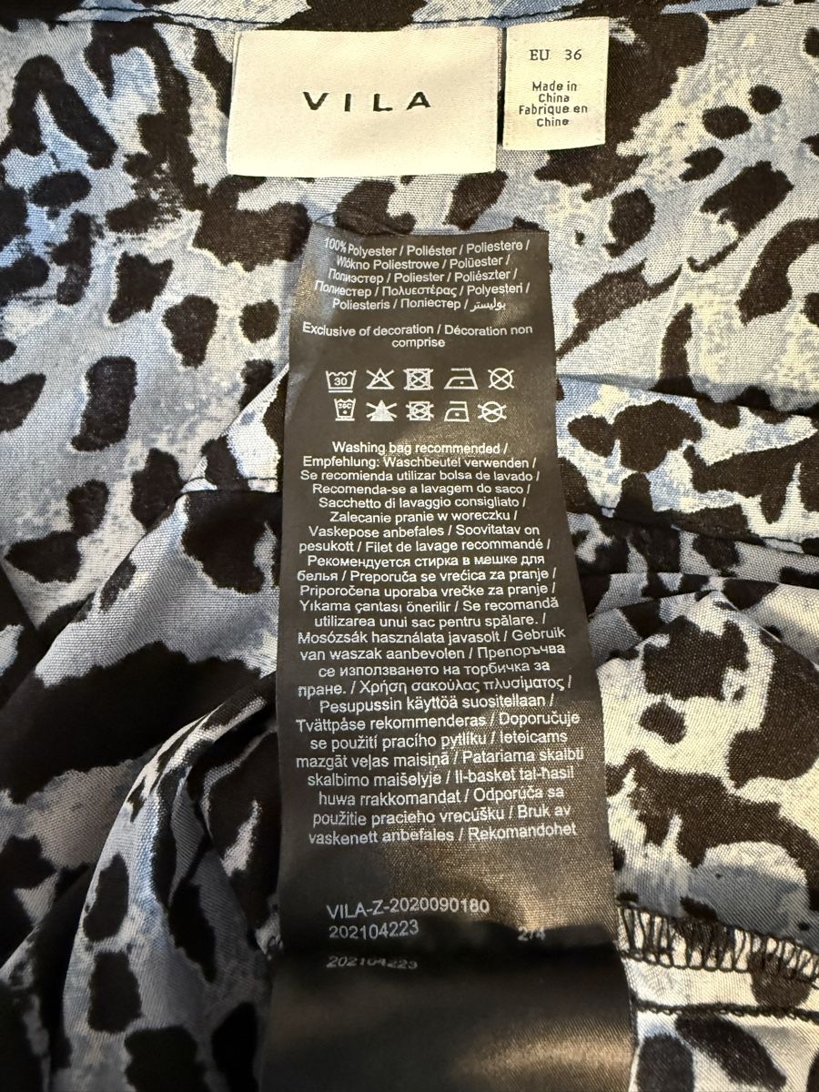 Vila Camicette: VILA BLUSE MIT ANIMAL-PRINT EU 36 – Nuovo (secondo la descrizione) da Rorschacherberg venduto da drdupor 2