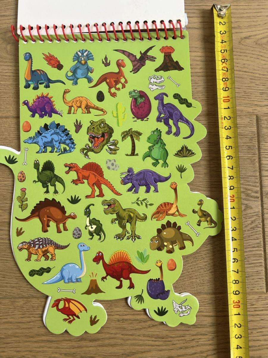 Libri: Neu: Dino Malbuch mit Stiften & Stickern – Nuovo (secondo la descrizione) da Oensingen venduto da katepe 3
