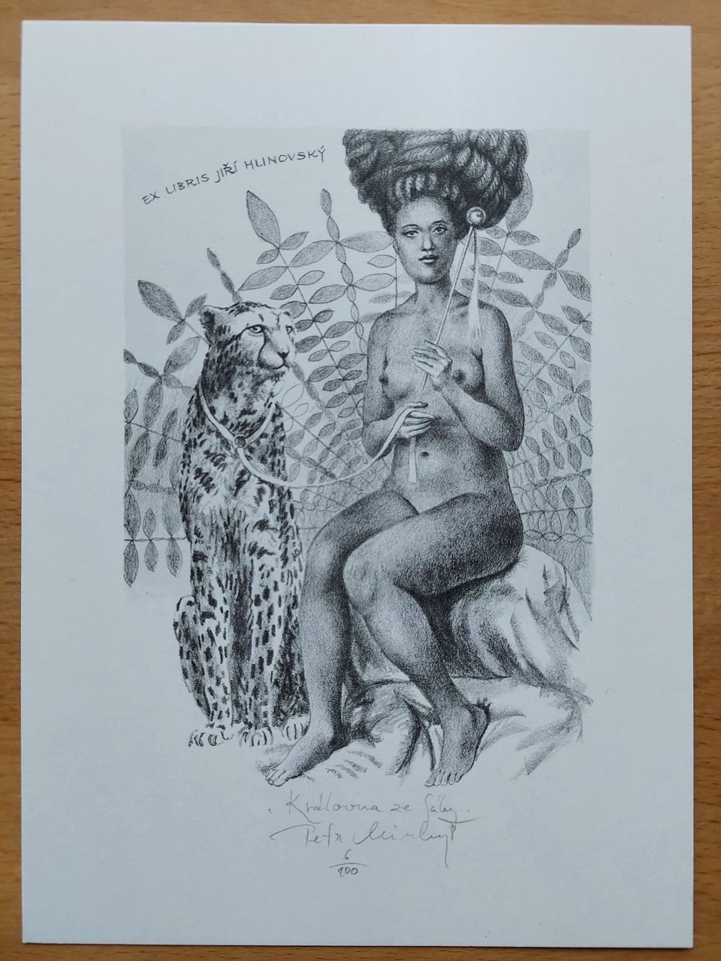 Arts picturaux & lithographies: Exlibris Peter Minka - Original Lithographie signiert – D'occasion à Obfelden par Exlibris-Art