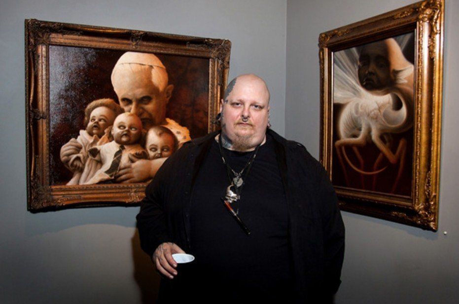 Dipinti: Tattoo Master/ Paul Booth/ Tableau original/H.R.Giger Museum – Nuovo (secondo la descrizione) da Avry-sur-Matran venduto da dav_nm5p 9