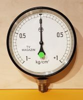 Manometer Ø150, G1/2", -1 bis +1bar