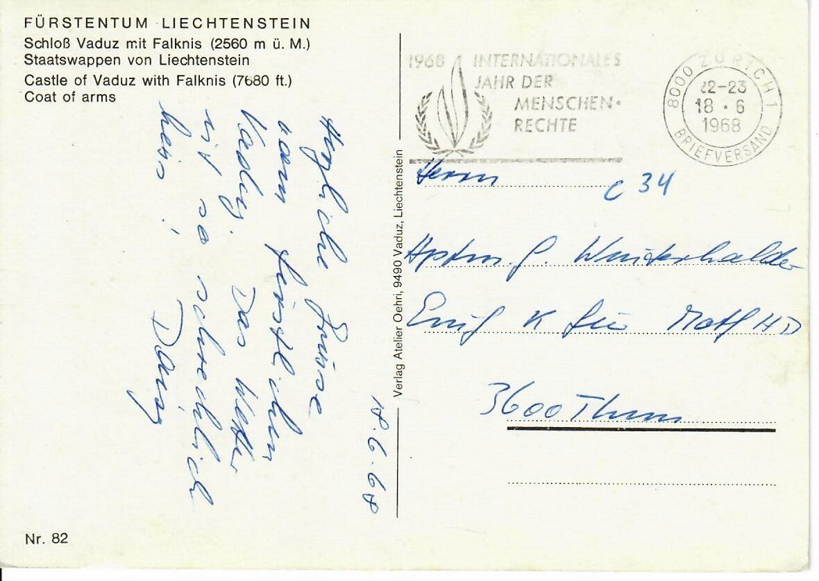 Cartes postales: Liechtenstein – D'occasion à Hochdorf par Ziegel-16 1