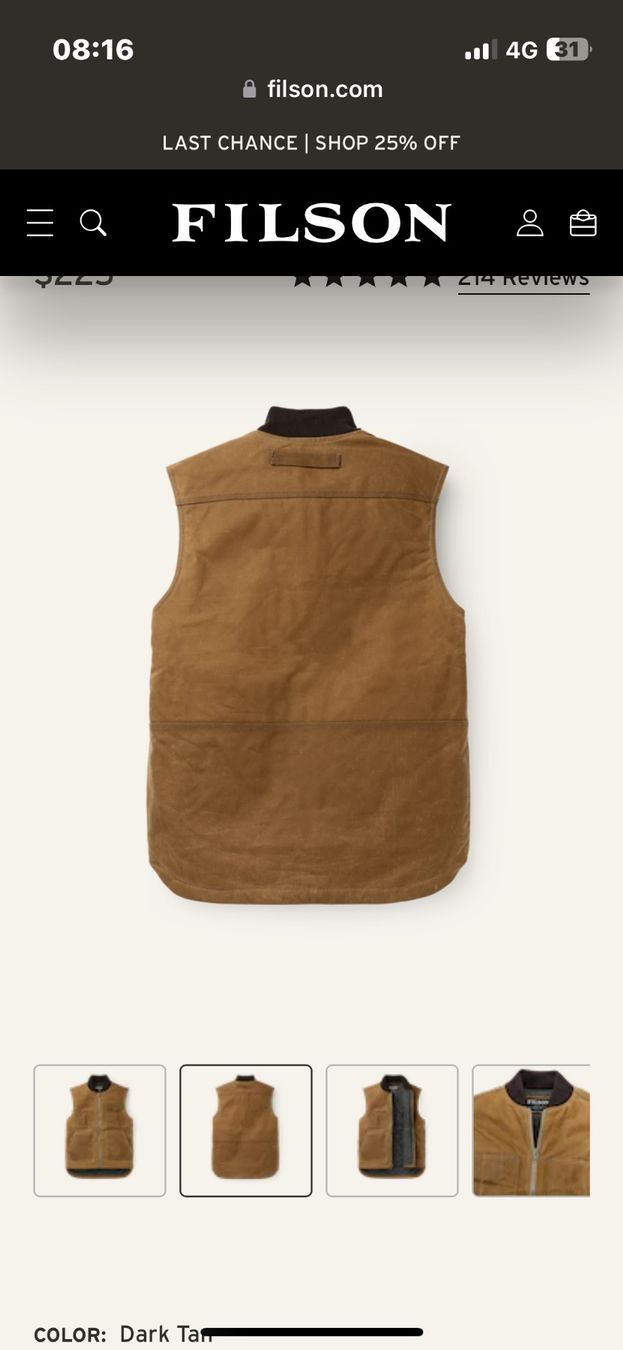 Gilets & Westen: Absolut neuwertige Filson Weste/Jacket – Neu (gemäss Beschreibung) aus St.Gallen von  1