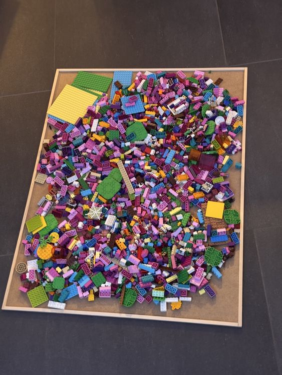 Boite de 40 briques geantes en plastique - Couleur Garden - Couleur Garden
