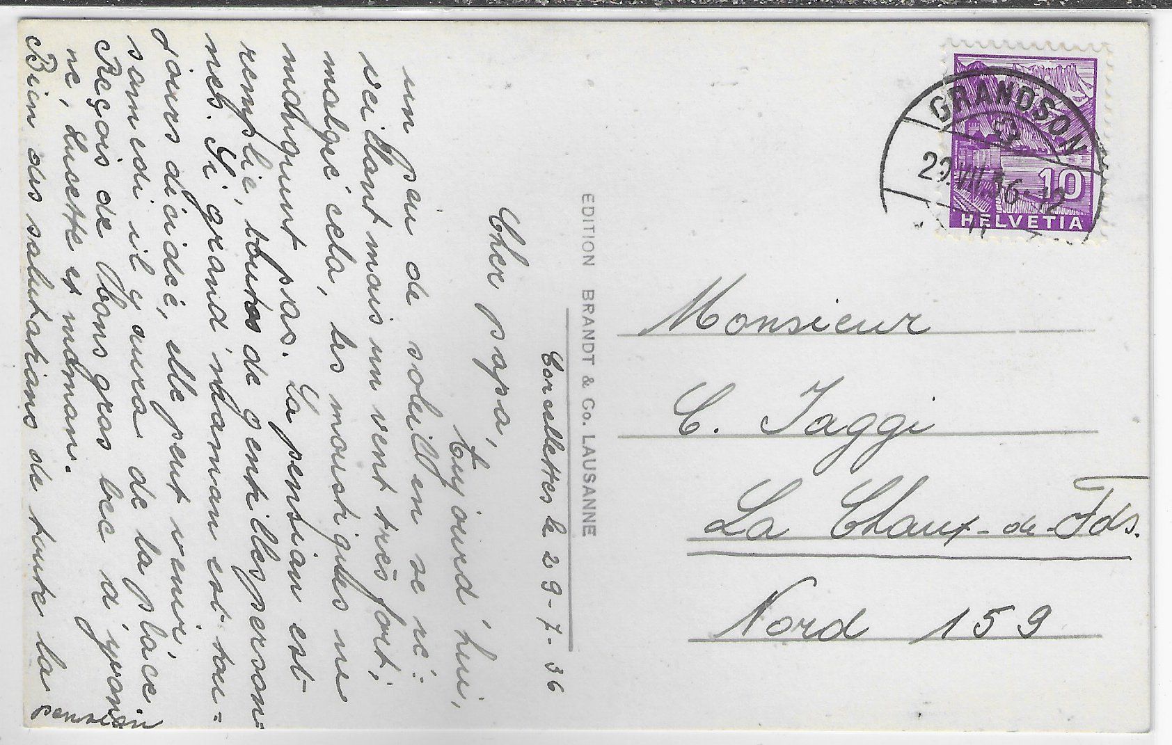 Cartoline postali: Corcellettes - Bord du Lac – Usato da Ettingen venduto da Kartenplanet 1
