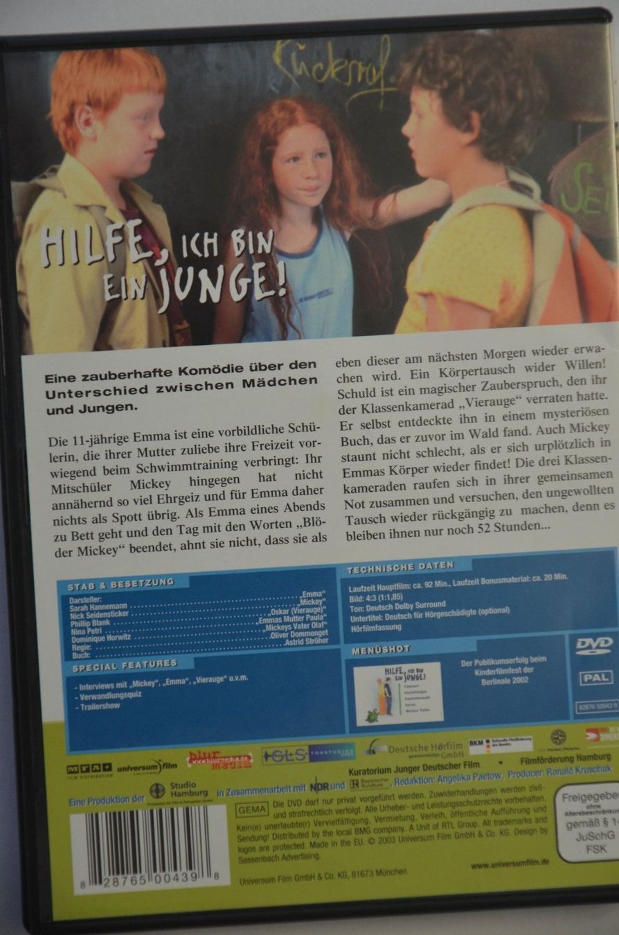 Tutti i DVDs: Hilfe, ich bin ein Junge – Nuovo (secondo la descrizione) da Wetzikon ZH venduto da bausie 1