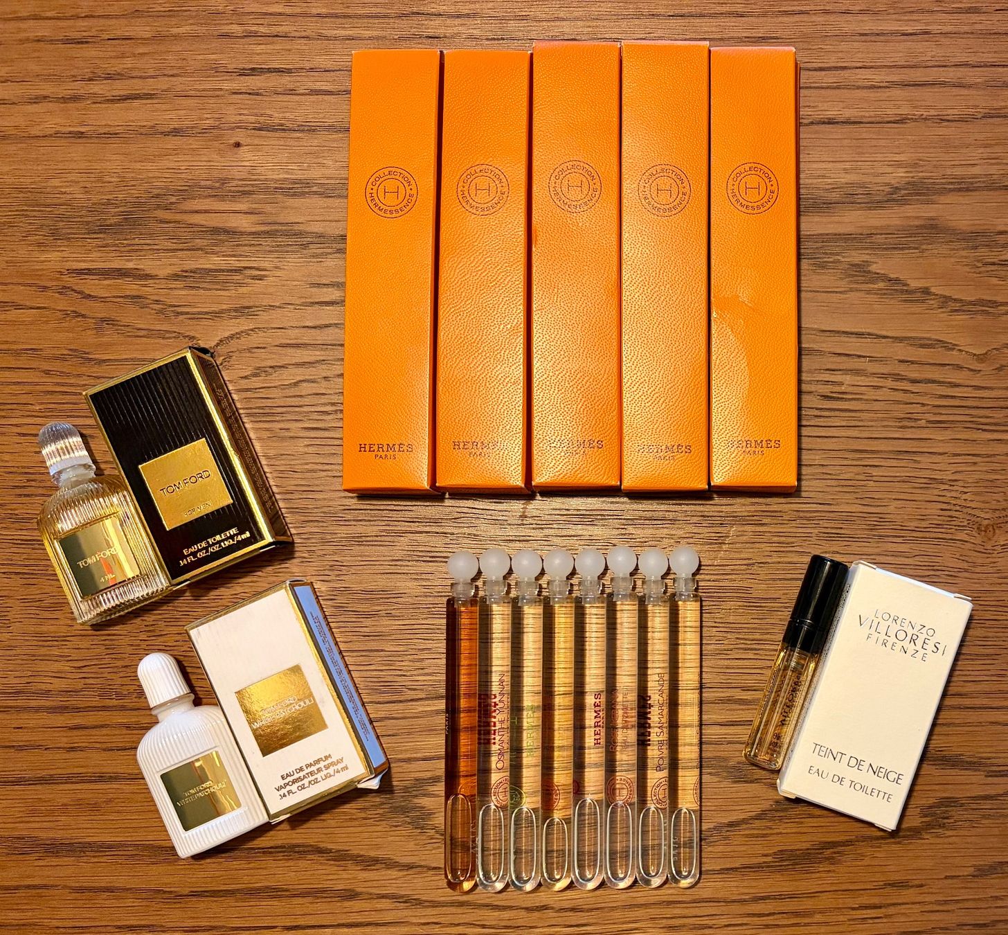 Hermès Profumi & Eau de Toilette: Mixed Hermes and Tom Ford perfume collection samples – Usato da Cham venduto da all_rd7b