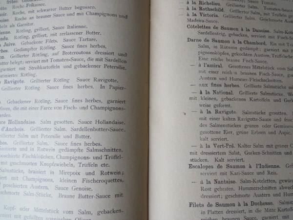 Bücher: Kulinarisches Lexikon u. Menu-Buch 1908 – Gebraucht aus Chur von omonia 4