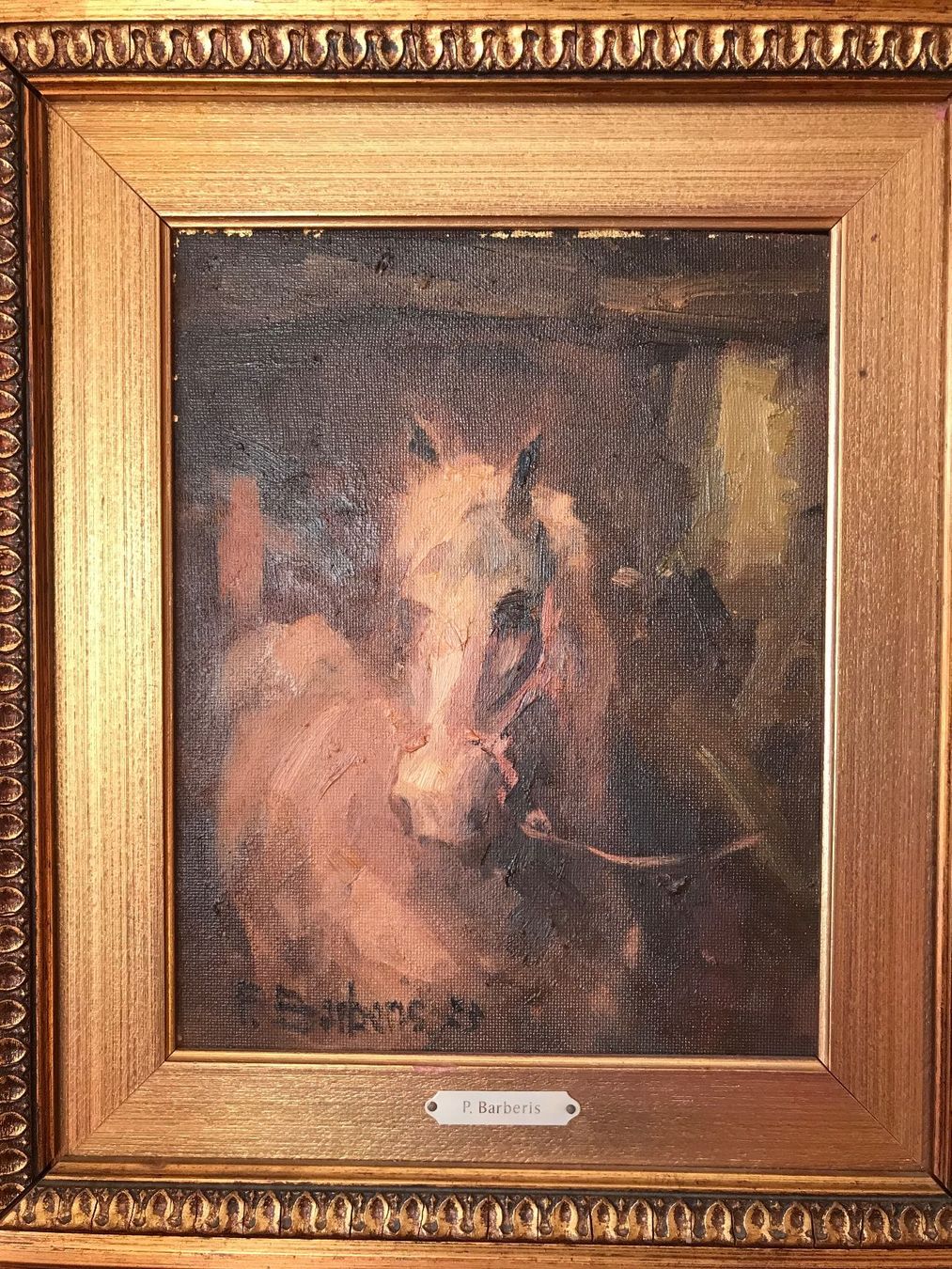 Gemälde: BARBERIS P.: Tableau/ Gemälde/ Quadro – Gebraucht aus Fribourg von SD1910 3