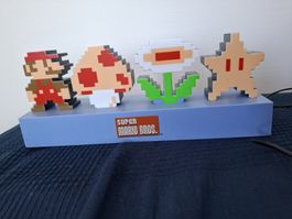 Super Mario Bros Lampe 8-Bit Figuren Dekoration gebraucht