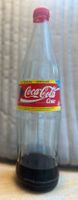 Coca-Cola Glasflasche 1L  Jahr 1987 mit Original Inhalt