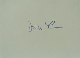Donna Leon (1942) Schriftstellerin - Autogramm