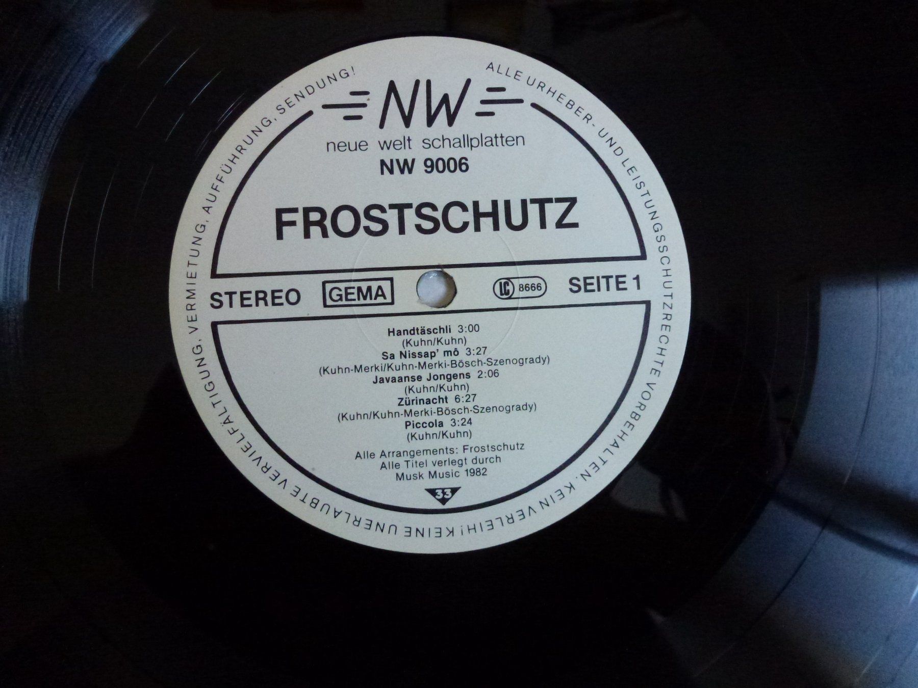 Dischi in vinile: Frostschutz – Frostschutz – Usato da Bern venduto da Frebo 3