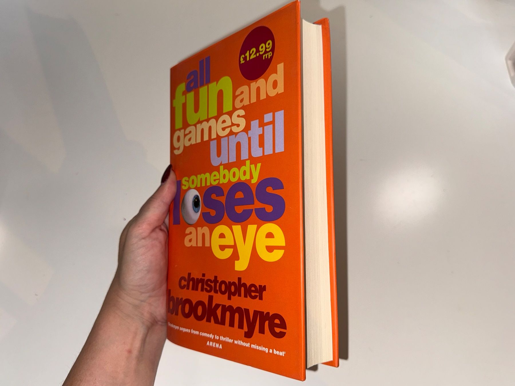 Libri: NOVEL: Christopher Brookmyre, All fun and games until ... – Usato da Grosswangen venduto da English_books 1