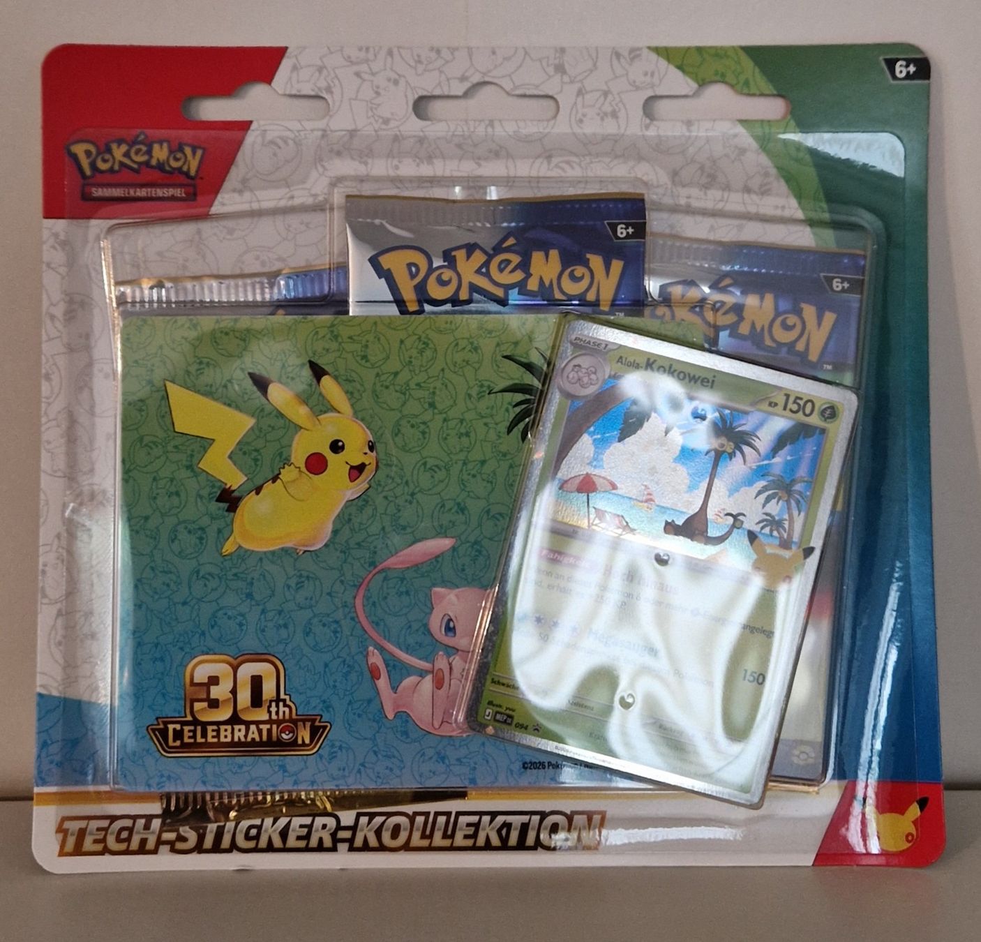 Pokémon Carte collezionabili: Pokémon TCG:30th Celebration Tech Sticker Kollection Kokowei – Nuovo e nell'imballaggio originale da St-Imier venduto da ATTAKSHOP 2